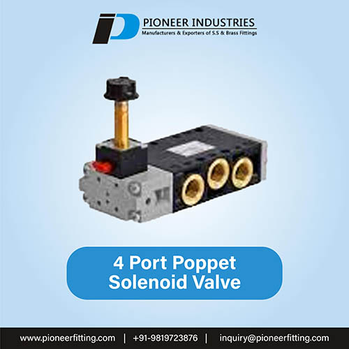 4 Port Poppet Solenoid Valve