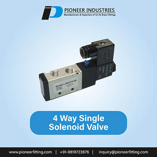4 Way Single Solenoid Valve