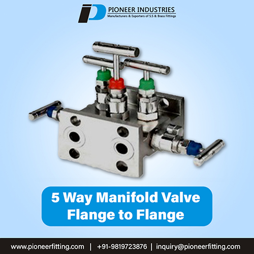 T Type 5 Way Manifolds Valves Flange to Flange (T Type)