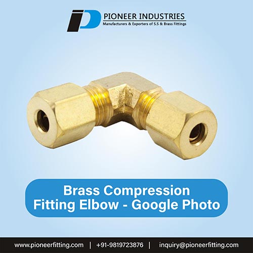 Brass Compression Fitting Elbow