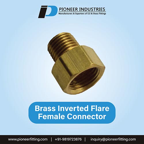 Brass Inverted Flare Female Connector