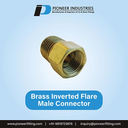 Brass Inverted Flare Male Connector