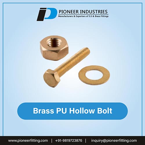 Brass PU Hollo Bolt