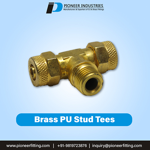 Brass PU Stud Tees