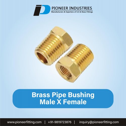 Brass Pipe Bushing Male by Female