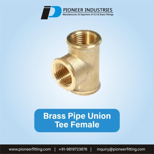 Brass Pipe Union Tee Female