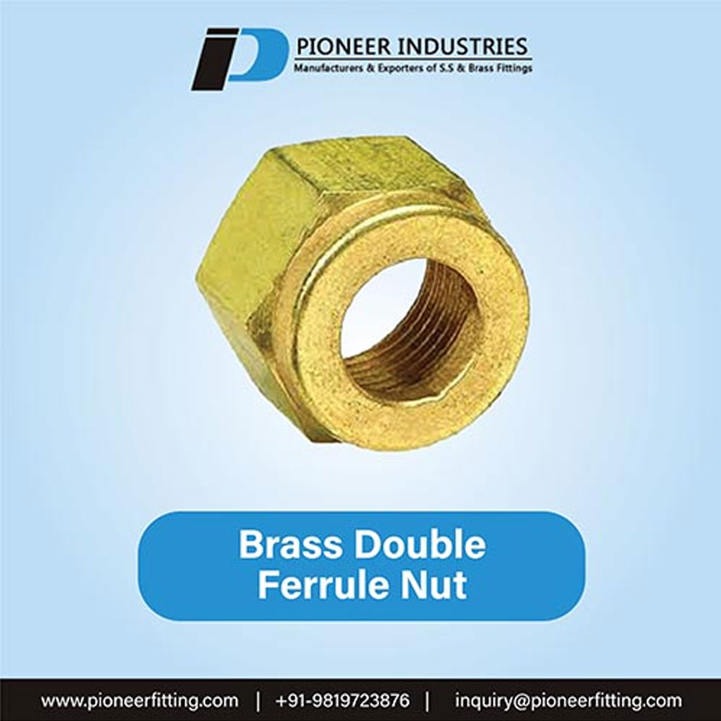 Brass Double Ferrule Nut