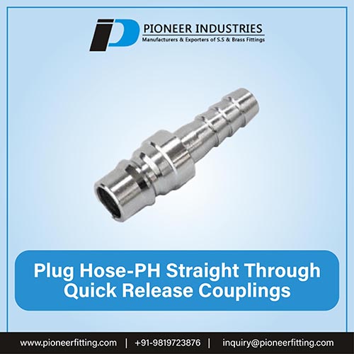 Plug Hose PH Straight Through Quick Release Couplings