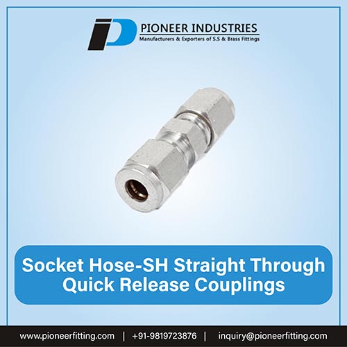 Socket Hose SH Straight Through Quick Release Couplings