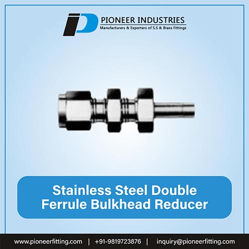 Stainless Steel Double Ferrule Bulkhead Reducer