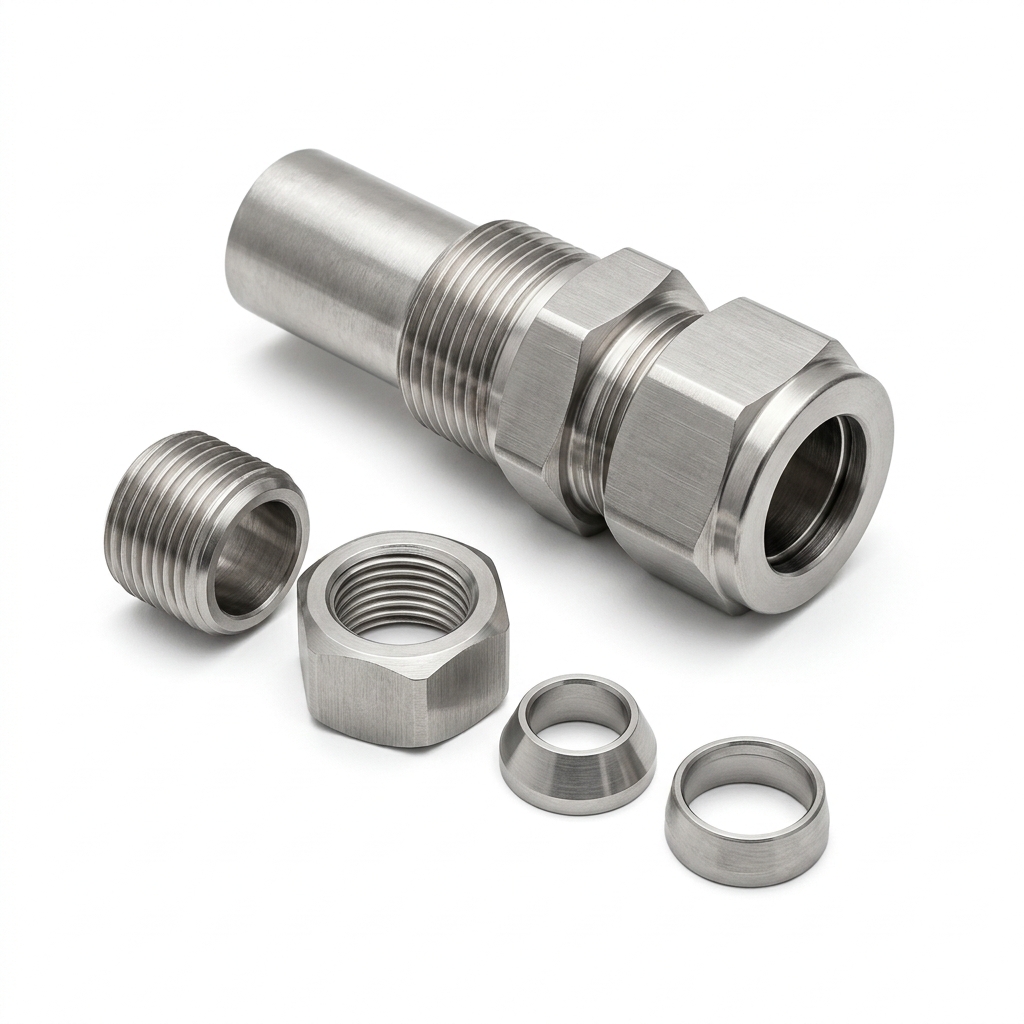 Stainless Steel Double Ferrule Fittings - Pioneer Industries