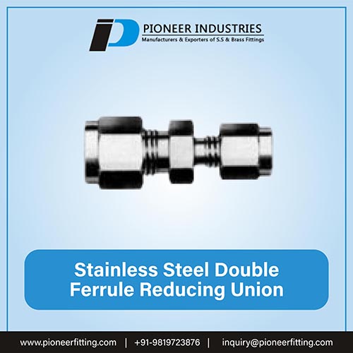 Stainless Steel Double Ferrule Reducing Union