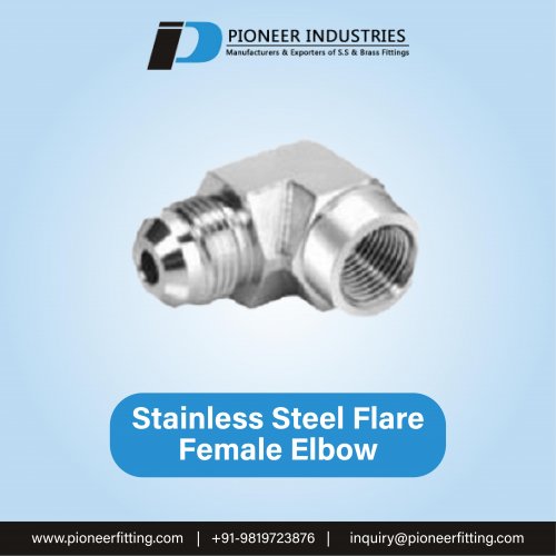 Stainless Steel Flare Female Elbow