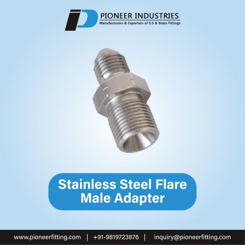Stainless Steel Flare Male Adapter