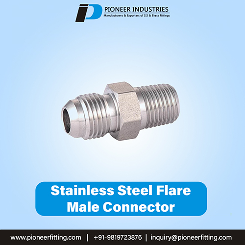 Stainless Steel Flare Male Connector