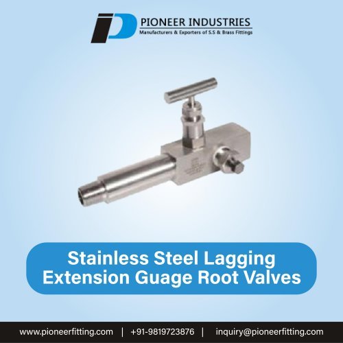 Stainless Steel Lagging Extension Gauge Root Valve