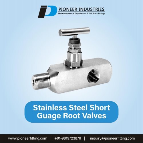 Stainless Steel Short Gauge Root Valve