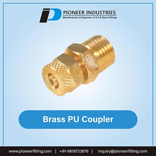 Brass PU Coupler