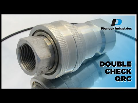 Double Check Valve QRC | Leak-Proof Quick Release Coupling | Pioneer Industries