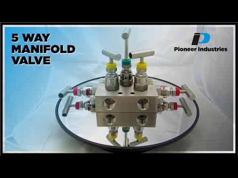 Stainless Steel 5-Way Manifold Valve | Multi-Port Pressure & Flow Control | Pioneer Industries