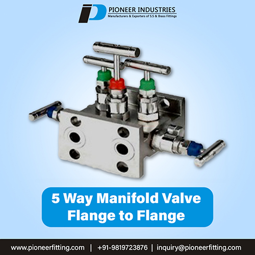 5 Way Manifold Valve Flange to Flange - 1