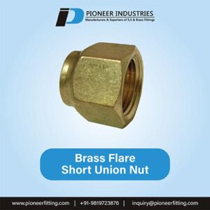 Brass Flare Short Union Nut