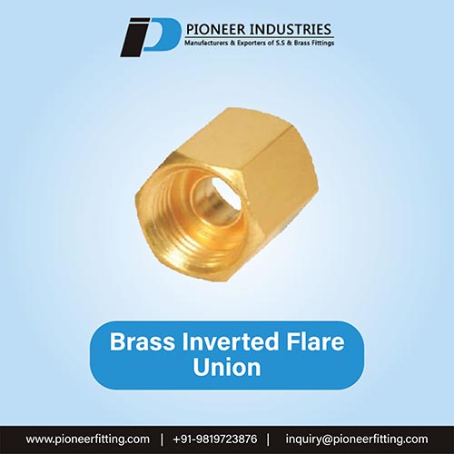 Brass Inverted Flare Union