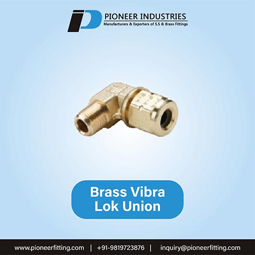 Brass Vibra-Lok Union