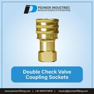 Double Check Valve Coupling Sockets