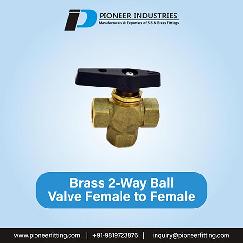 Brass 2-Way Ball Valve Female to Female