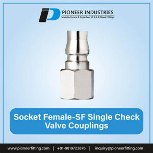 Socket Female - SF | Single Check Valve Couplings