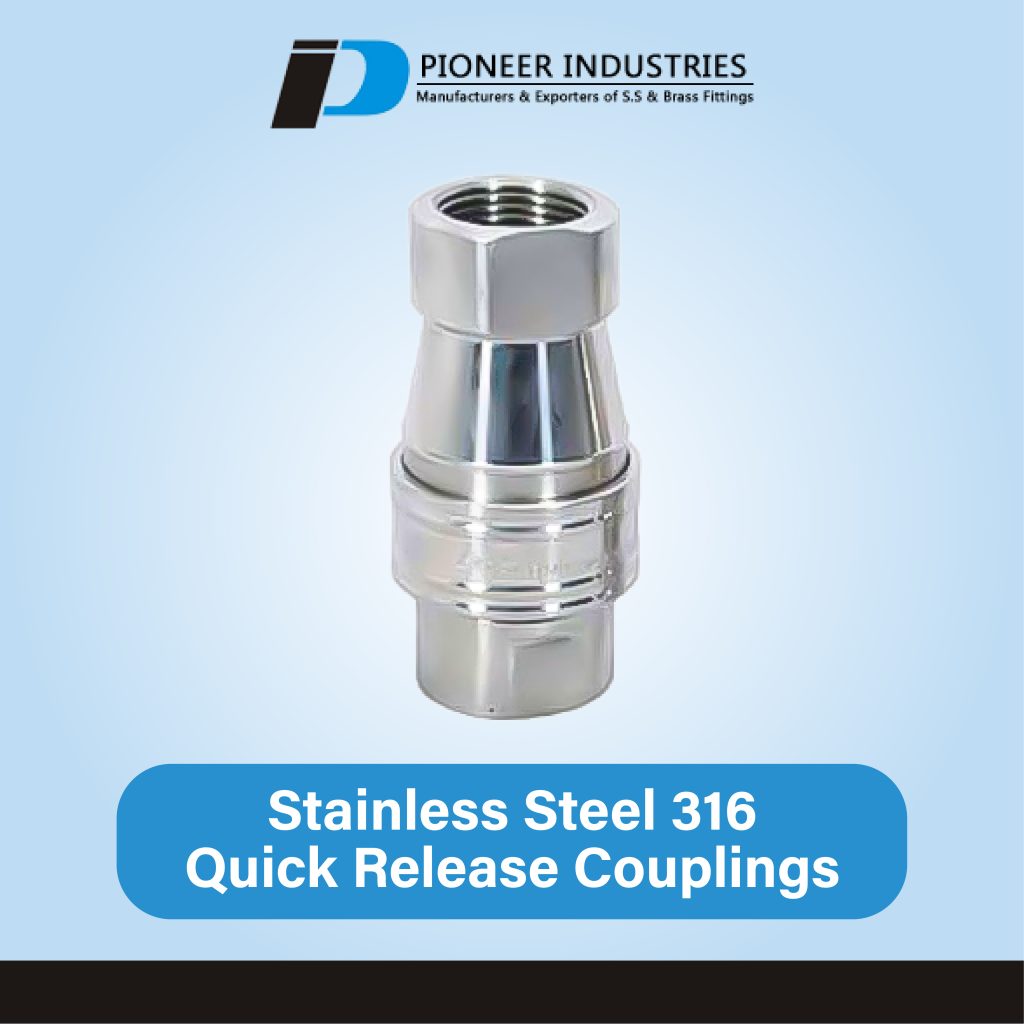 Stainless Steel 316 Quick Release Couplings manufacturer, supplier, and ...