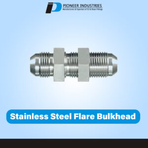 Stainless Steel Flare Bulkhead Male Connector