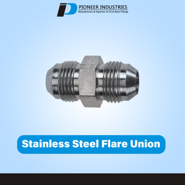 Stainless Steel Flare Union manufacturer, supplier, and exporter in India