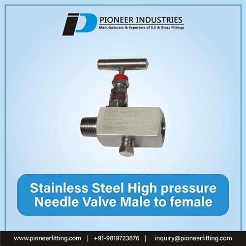 Stainless Steel High Pressure Needle Valve Male to Female
