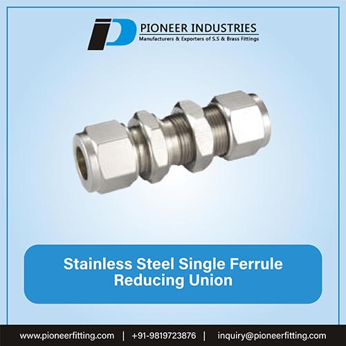 Stainless Steel Single Ferrule Reducing Union