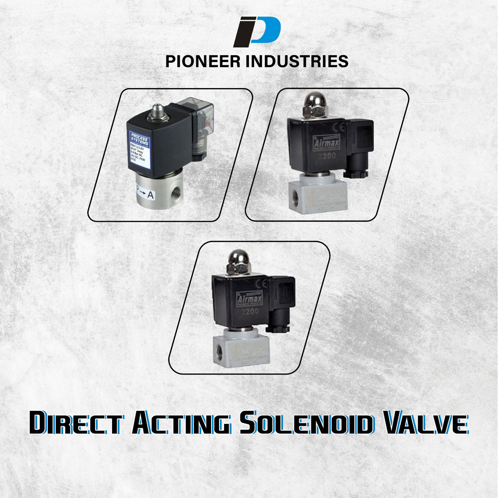Direct Acting Solenoid Valves manufacturer, supplier, and exporter in India