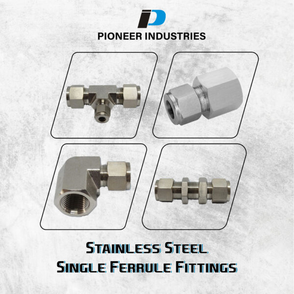 Stainless Steel Single Ferrule Fittings