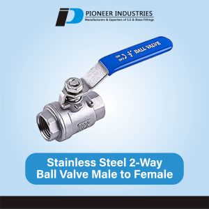 Stainless Steel 2-Way Ball Valve Male to Female