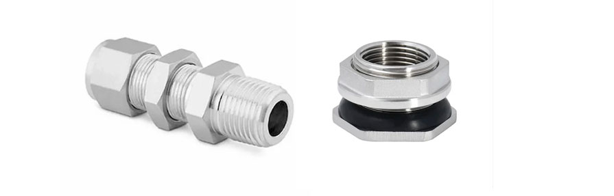 Stainless Steel Bulkhead Male Connector 1